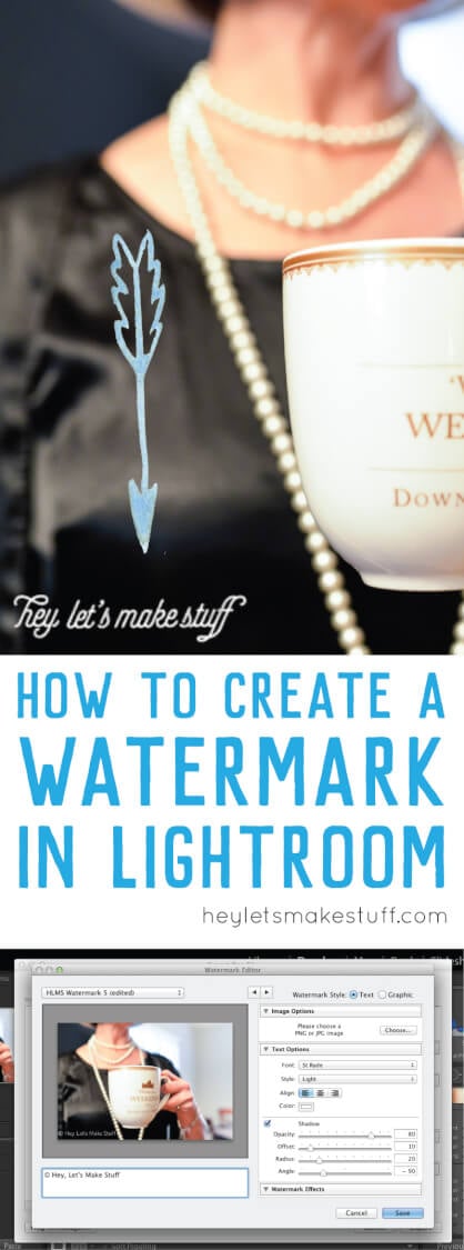 How to Add a Watermark to Your Photos Using Lightroom - Hey, Let's Make