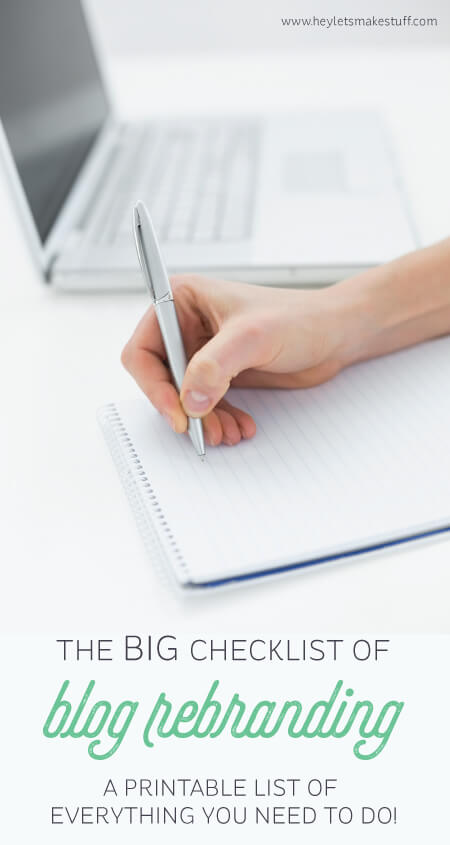 The BIG Checklist of Creative Blog Rebranding - Hey, Let\u0026#39;s ...