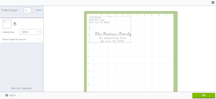 how to address a christmas card