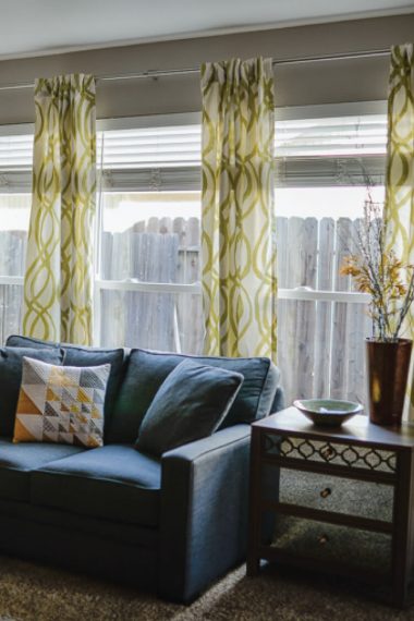 Hanging curtains doesn't have to be a pain! Learn how to hang them straight -- and keep the curtain rod from coming out of the wall!