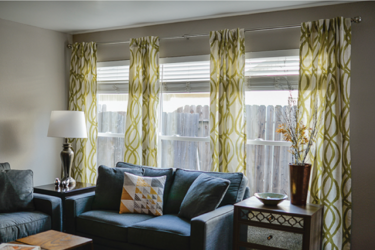 4 Easy Ways to Hang Curtains Without Drilling