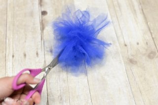 Patriotic Tulle Fireworks Tutorial by Let's Eat Grandpa