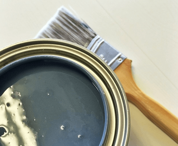 bucket of Martha Stewart "Mariner" Paint (discontinued)