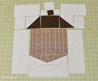 Easy Acorn Quilt Block from @letseatgrandpa