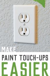 Make paint touch-ups a lot easier with this simple trick!
