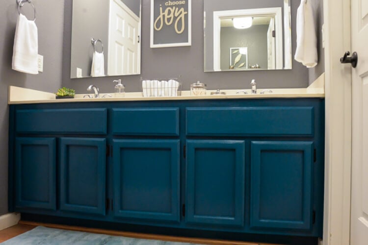 Go Bold with a Blue Bathroom for 2020