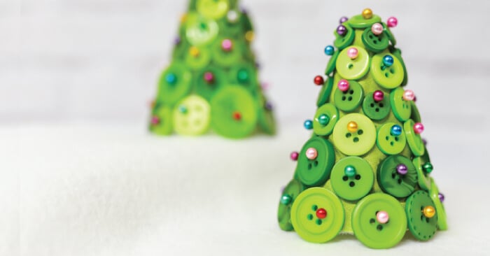 Download Diy Button Christmas Trees Hey Let S Make Stuff PSD Mockup Templates