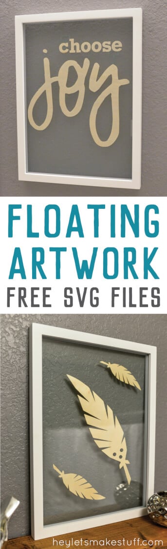 Diy Simple Floating Artwork Free Svg Cut Files Hey Let S Make Stuff