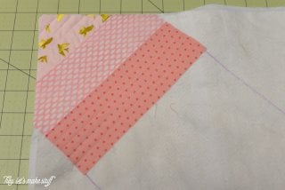 Using the quilt-as-you-go technique, you can make this Seaside Boardwalk quilt block! Check out this blog for other quilting tutorials, too.