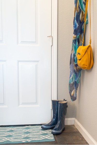 Have a small entryway? From dated country to modern and a little industrial, it's easy to make big changes even if you have a tiny foyer!