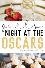 Throw a Girl's Night at the Oscars! This Oscars party is the perfect time to break out the champagne and chocolate with your best girlfriends. Get recipes, products, and games that are perfect for the Academy Awards!