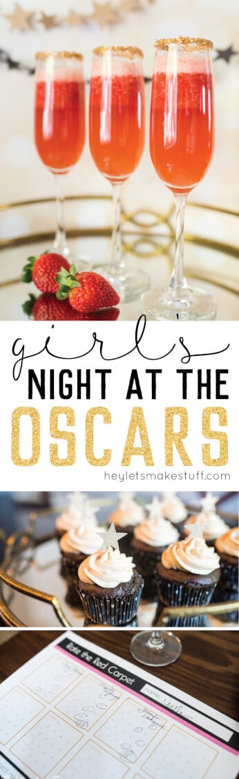 Girl's night at the Oscars party pin image