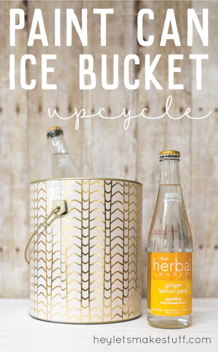 pin image DIY ice bucket from upcycled paint can 