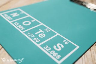 Need a gift for a favorite science teacher? This Periodic Table Clipboard Teacher Appreciation Gift is the perfect gender-neutral gift!