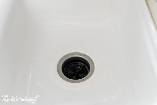 closeup after picture of clean sink