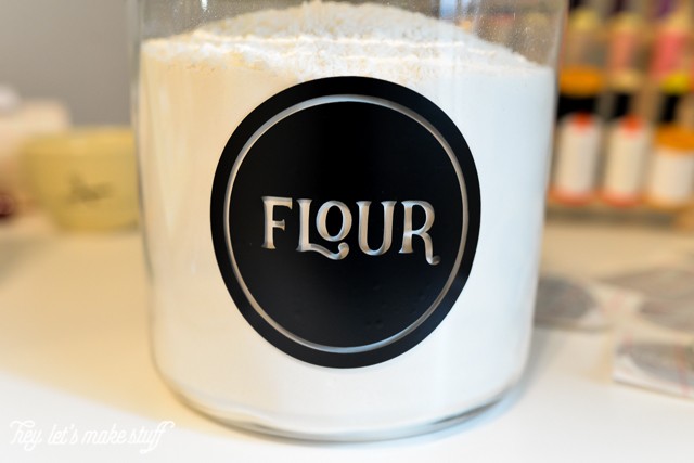 flour pantry label