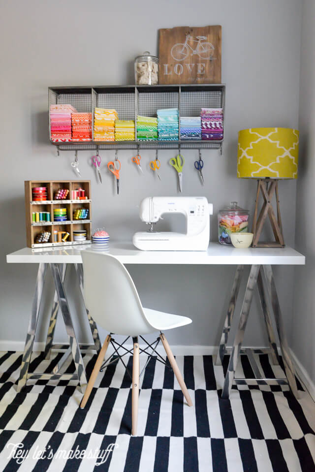 Sewing Room Ideas – Functional And Pretty To Boost Productivity ⋆ Hello  Sewing