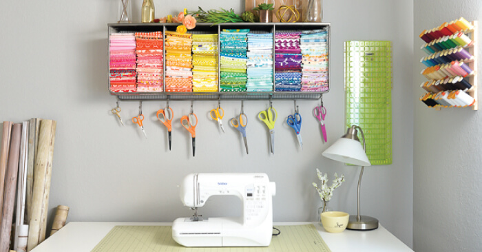 Sewing Room Ideas – Functional And Pretty To Boost Productivity ⋆ Hello  Sewing