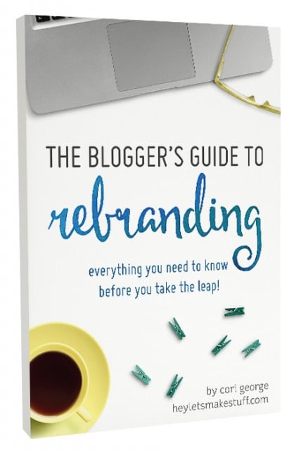 bloggers guide to rebranding e-book
