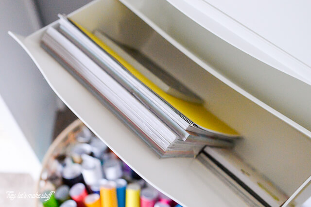 The Best Cricut Storage + Organization Ideas for Vinyl, Cardstock