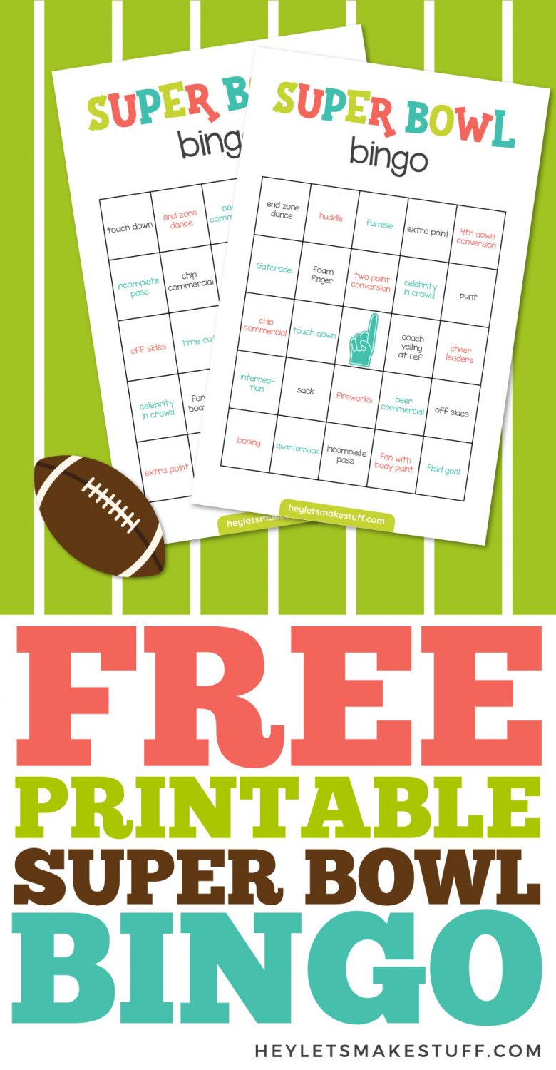 FREE Printable Super Bowl Bingo Cards for 2023 - Thrifty Jinxy