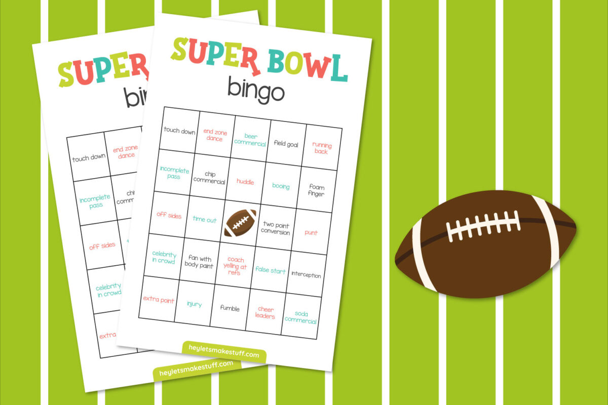 Downloadable 2022 Super Bowl LVI Bingo Boards –