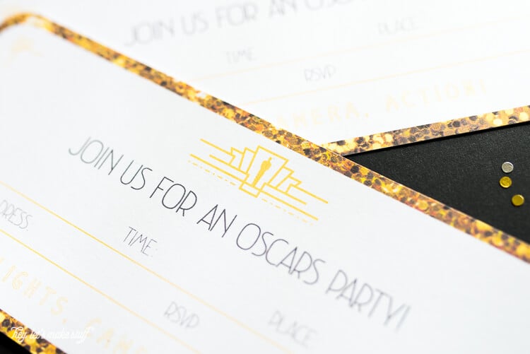 Oscars party invitation