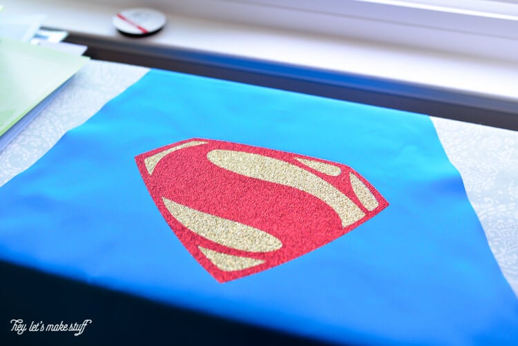 Superman fabric for DIY cape