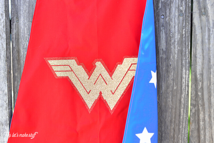 Wonder Woman DIY cape pin image