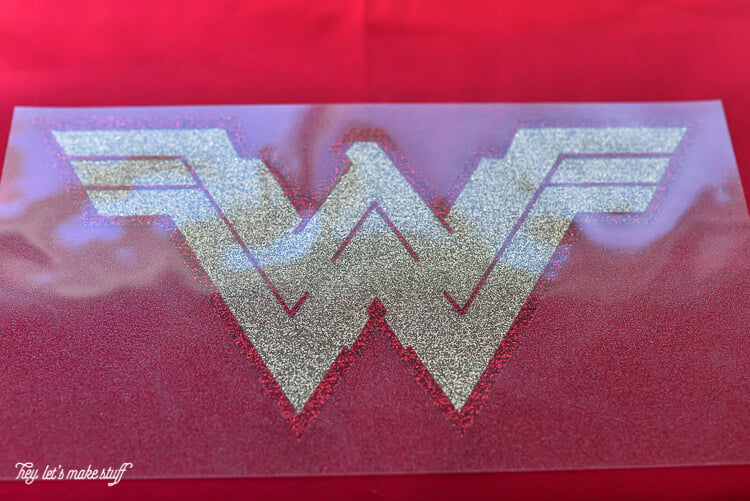 Wonder Woman logo on cape
