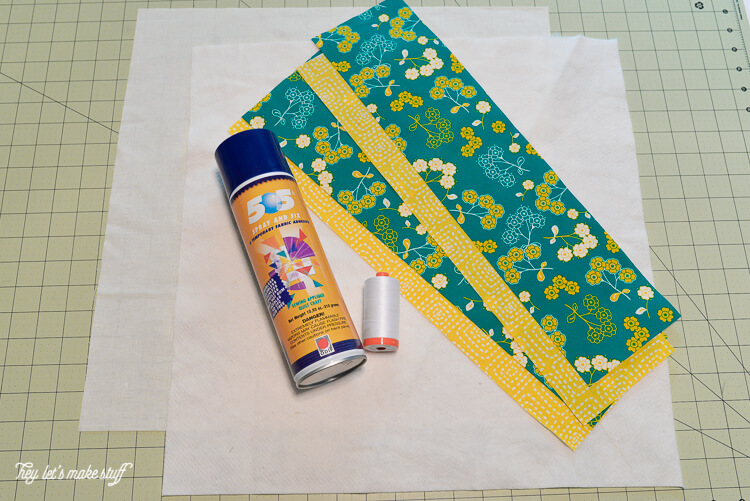 supplies for Quilt-As-You-Go