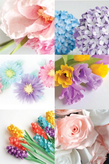 Images of paper flowers