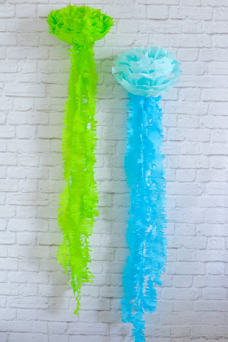 Hanging Tissue Fish Decorations Party Decor, Hanging Decor, in The