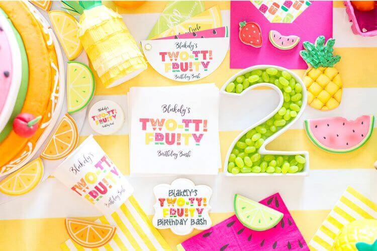 Adorable Twin Birthday Party Themes - Hey Let's Make Stuff