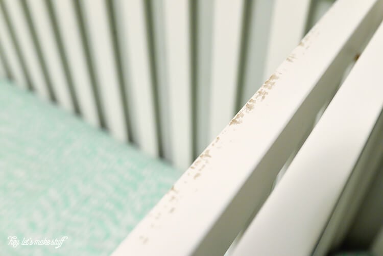 Easy No Sew Fleece Crib Rail Covers Hey Let S Make Stuff