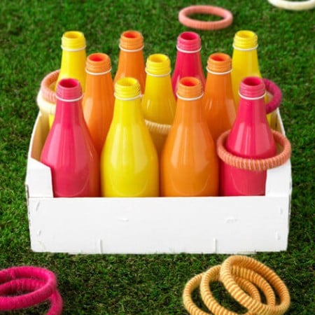 outdoor wedding lawn game - ring toss