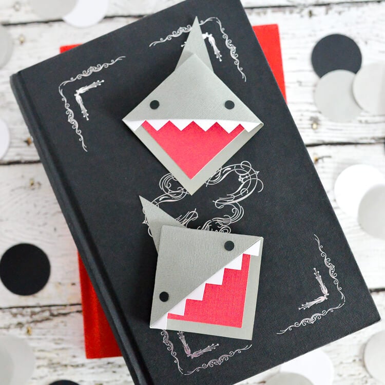 DIY Shark Bookmarks