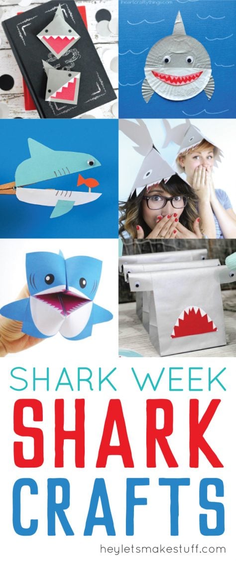 Love sharks? Can't get enough of Shark Week? Check out these fun paper shark crafts and party ideas!