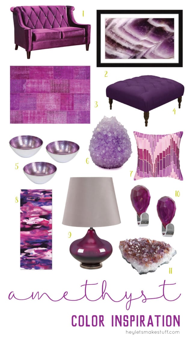 Amethyst Color Inspiration - Hey, Let's Make Stuff