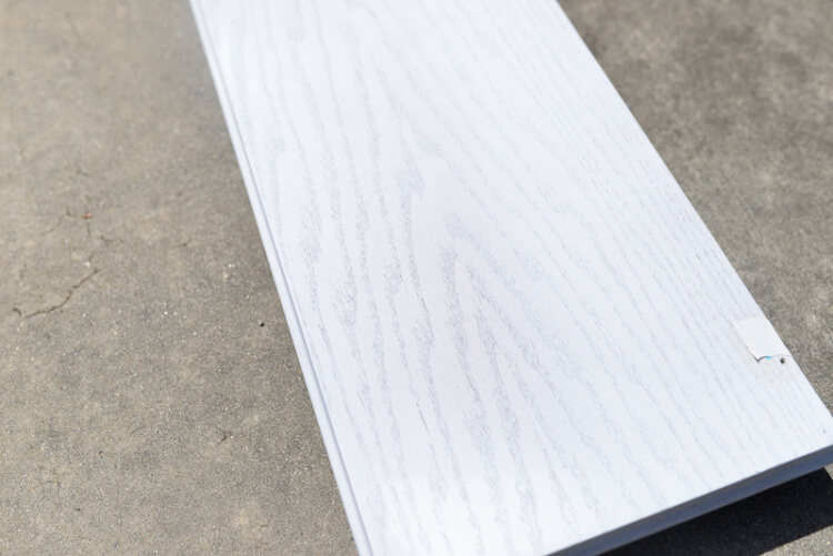 wood plank without filler