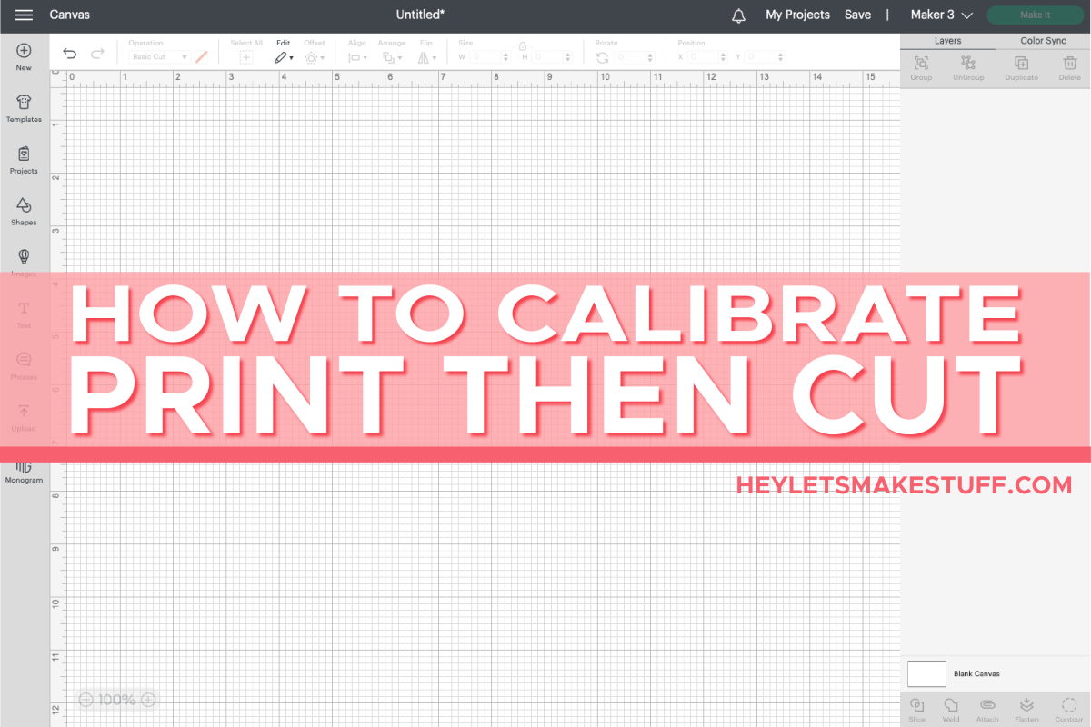 All About the Blades: How to Calibrate for Print Then Cut