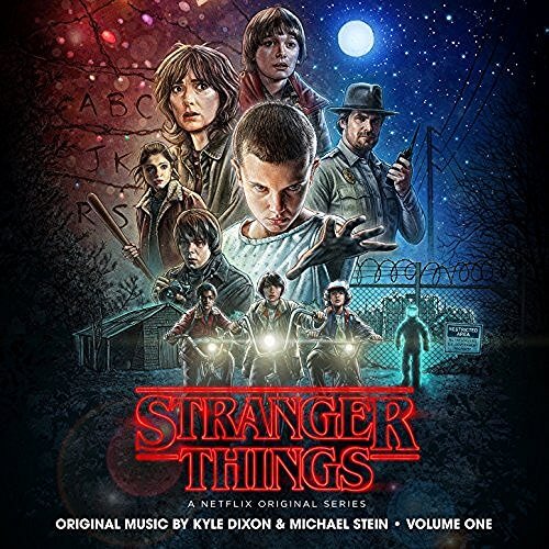 A poster type picture of the characters in the Netflix series of Stranger Things