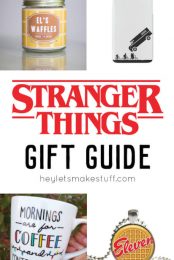 This Stranger Things gift guide has everything you need for a trip to the Upside Down: string up some Christmas lights, pull out Dungeons & Dragons, and toast some EGGOs!