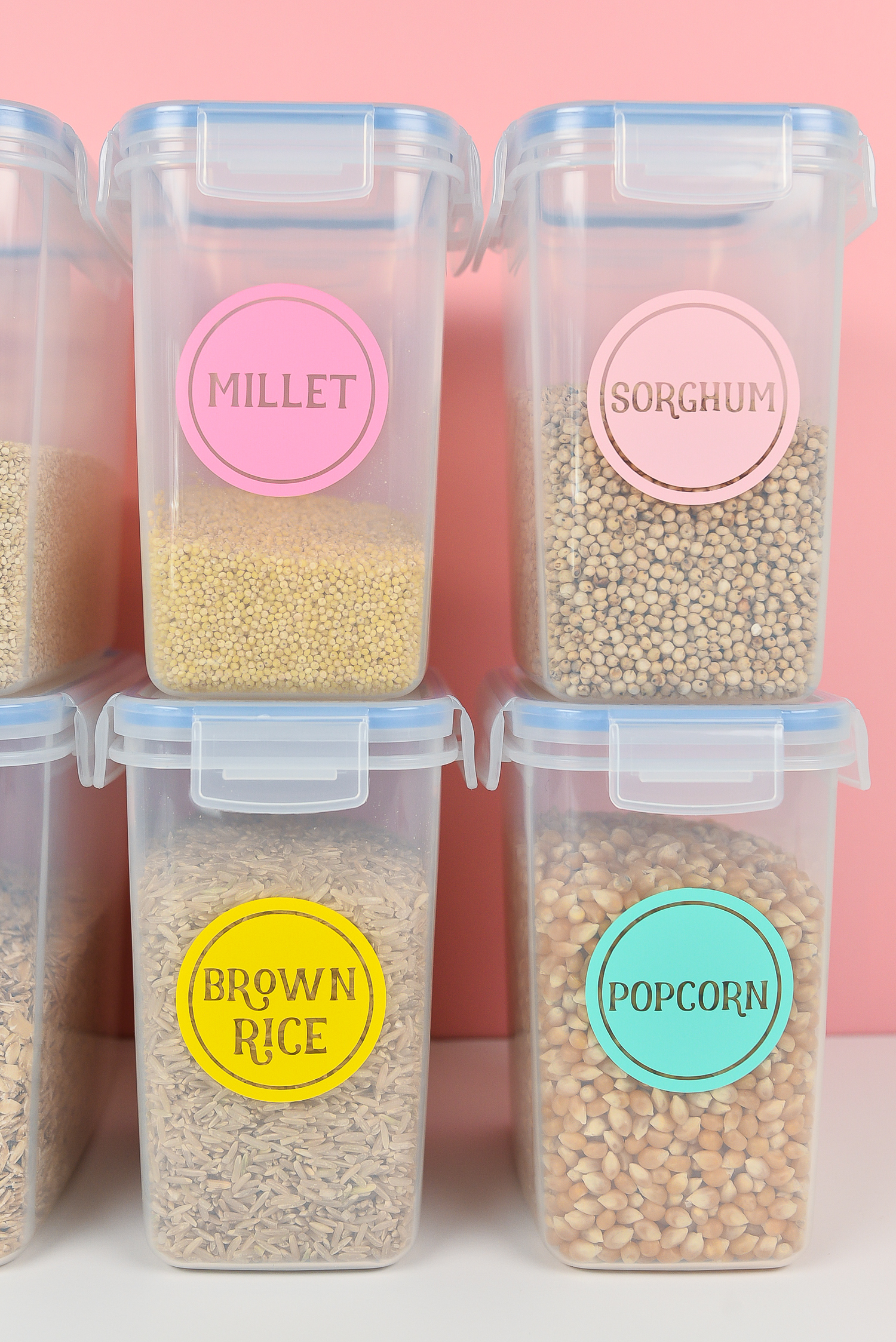 Making Pantry Labels with your Cricut - FREE SVG Files - seeLINDSAY