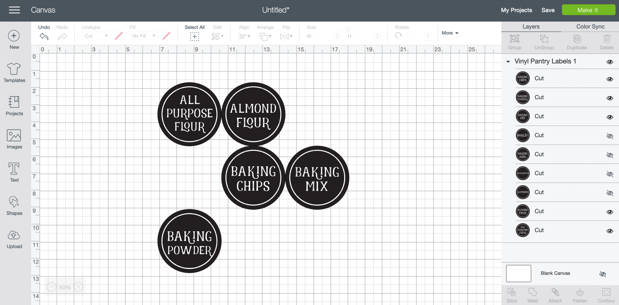 Vinyl Pantry Labels - Free SVG Labels! - Hey, Let's Make Stuff