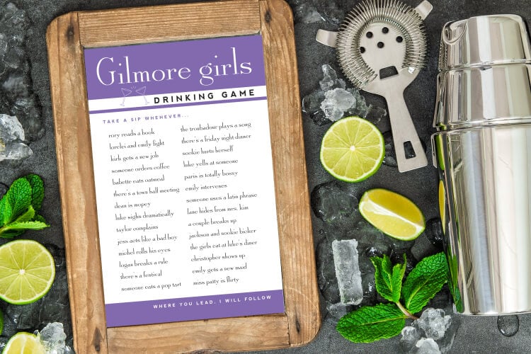 Gilmore Girls Drinking Game