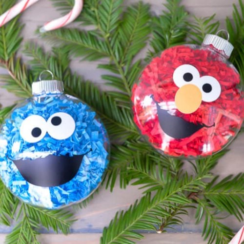 DIY Sesame Street Ornaments - Hey, Let's Make Stuff