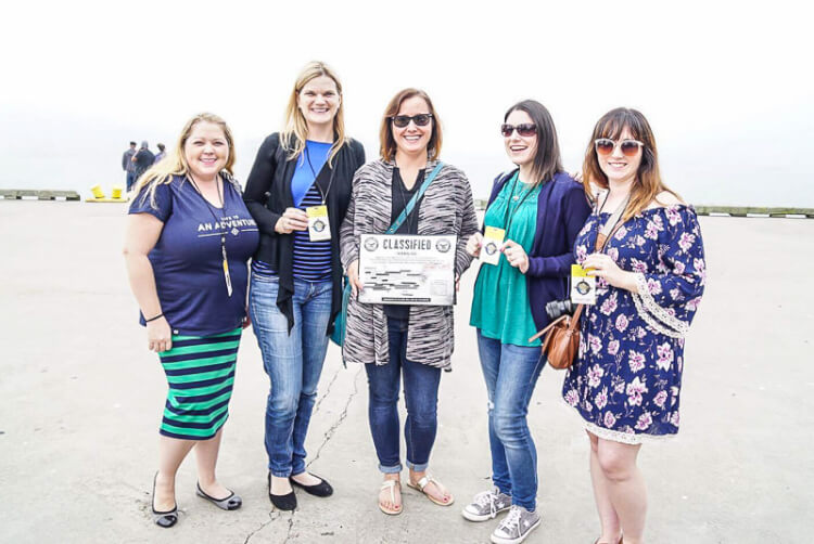 A group of women posing for the camera