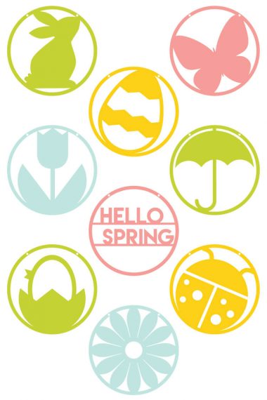 Images of Easter and Spring cut files