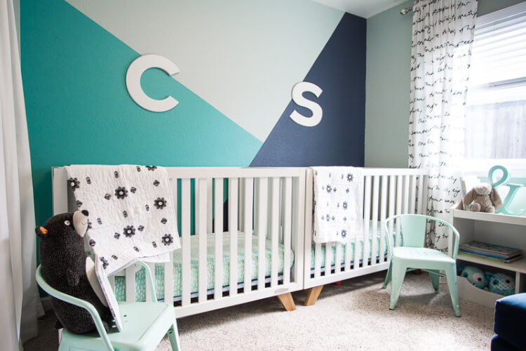 Baby room clearance wall design